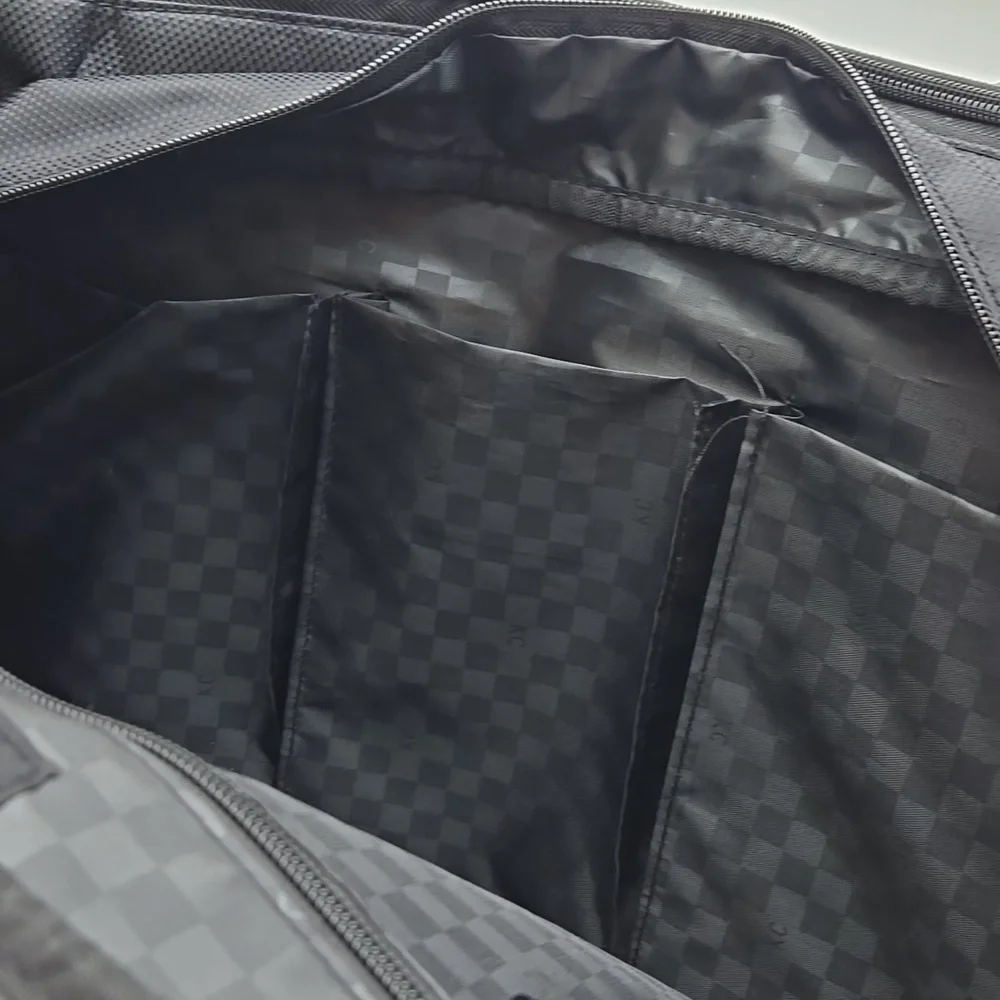 Kenneth Cole Reaction Black Weekender Travel Tote Bag Carry-On